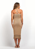 VESTIDO CARMEL DOURADO